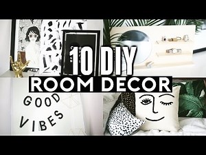 10 DIY ROOM DECOR Ideas for 2017! (Tumblr Inspired) Minimal & Easy! ✂️ 💡 🔨