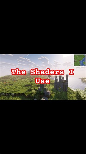 The Shaders I Use #minecraftshorts #minecraft #gaming