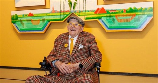 David Hockney painting poised for record sale