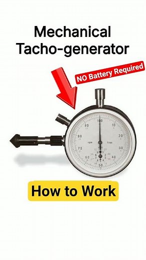 Mechanical Tacho-generator ! No need battery 🔋#tachogenerator #speedmeter #labexperiment #shorts