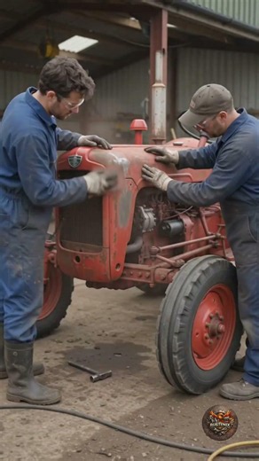 From Farm Junk to Beautiful Tractor #restoration #rebuild #timelapse #cinematic #tractor #tractors