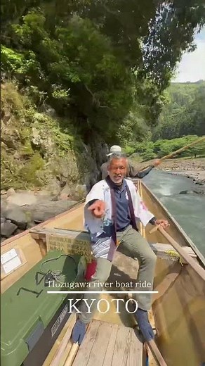 The joy of the Hozugawa River Ride is more than just the scenery!