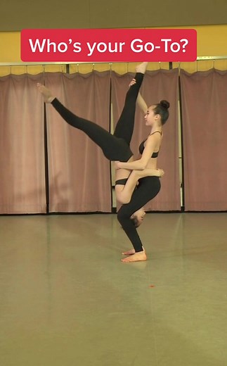 Who’s your Go-To❓#acrofriend #partnerstunt #partnering #partnerlift #acrolifts #acrolift #partnerchoreo #danceduet #acroduo #flexible