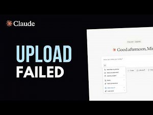 How To Fix Claude AI File Upload Failed - Common Ways To Fix It Fast
