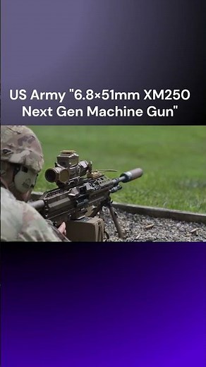 US Soldiers Train On "6.8×51mm" XM250 Machine Gun | Next Generation Squad Weapon
