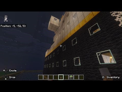 Minecraft my first Titanic From 2015