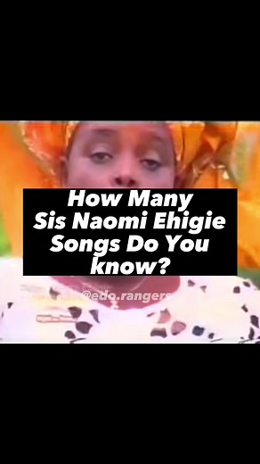 A legend and more, and she’s still releasing bangers till date 😎 #edostate #edogospelmusic #edorangers #fypシ #viralvideo #edo #benincity #naomiehigie #africa #gospel #edomusic