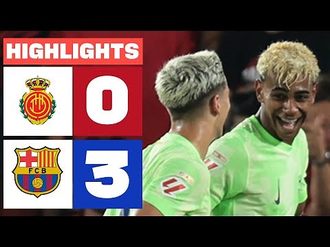 RCD MALLORCA 0 - 3 FC BARCELONA | HIGHLIGHTS LALIGA EA SPORTS