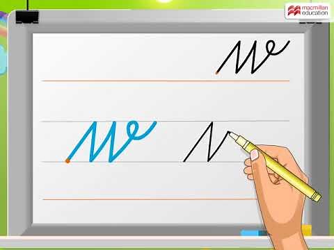 Cursive Writing | Small Letter ‘w’ | Macmillan Education India