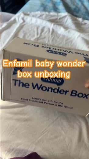 Enfamil baby wonder box unboxing #enfamil #babyformula #babyregistry