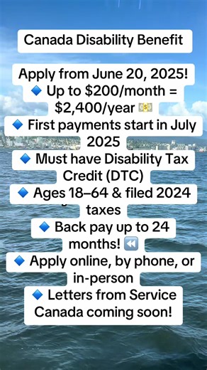Canada Disability Benefit 2025| Latest News #CapCut #Canada #foryoupage❤️❤️ #canada_life🇨🇦 #latest #news #foru #trendingvideo #fypシ゚ #2025 #fouryou #viralvideos #communityfest2025