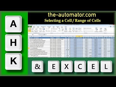 Selecting a range of cells in Excel with AutoHotkey