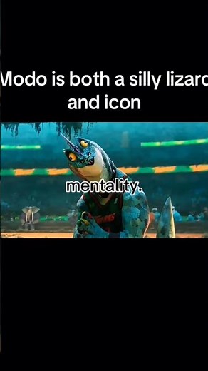 Modo is both a silly lizard and icon #Modo #Goat #Furry #mentalitymeme #Goatmovie