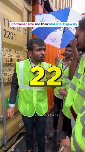 Container size and their Material Capacity #exportimport #business