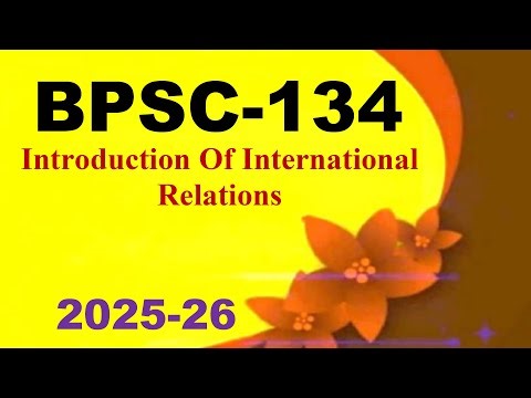 IGNOU BPSC-134 Solved Assignment English Medium 2025-26 For July 2025 and January 2026 Session