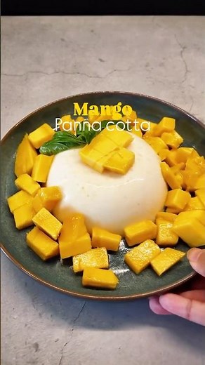 Creamy Mango Panna Cotta 🥭 | Easy No-Bake Summer Dessert Recipe!