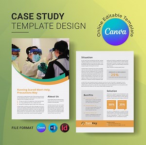 Business Case Study Template Canva Editable, Custom Business Case Study Template for Word Digital Download, Print Ready Online Editable - Etsy UK