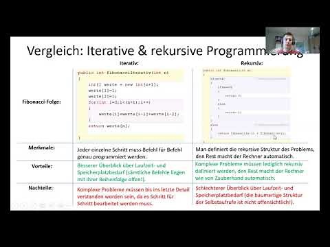 6 Vergleich Iterative vs Rekursive Programmierung (Vor- und Nachteile)