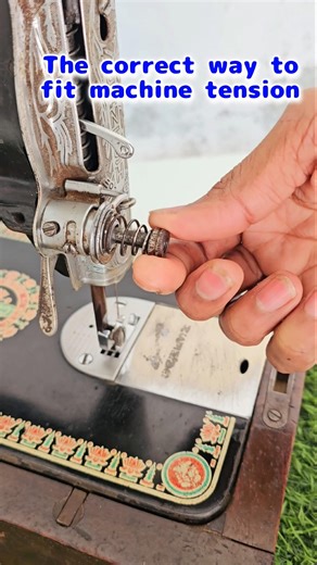 sewing machine tips and tricks| assembly machine tension properly #sho#sewingtips