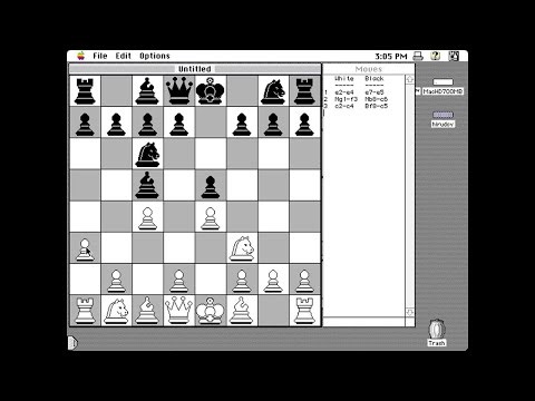 Apple Macintosh Longplay - Chess (1992) Zedcor