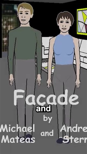 the worlds first ever A.I. game #facade | ai robots chargers game