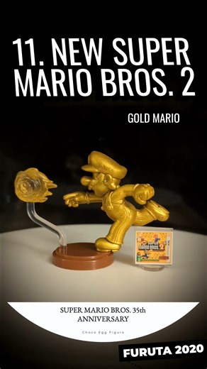 🪙 GOLD MARIO 🪙 Super Mario 35th Anniversary FURUTA CHOCO EGG Figure #3ds #Nintendo #mario #retro