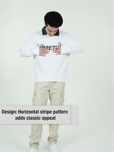 RedTape Striped Sweatshirt For Men's | RWS0598