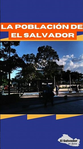 Do you know the population of El Salvador? #shorts #elsalvadorindata
