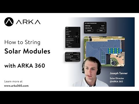 How to String Solar Modules with ARKA 360