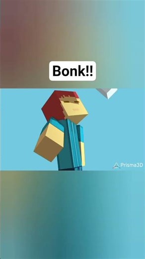 bonk!!#shorts#animation#fyp #viral#trending#blender#prisma3d #minecraftshorts#blockbench#animated