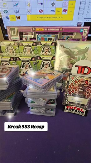 Break 583 recap...first half of the case wasn't what I was hoping for so hopefully the back half is loaded. We'll find out tomorrow 🤷‍♂️ Thank you everyone!!!! @I PUT YOU ON @MuricanMedic @Chris John @Bucky @C&C Rippers @Jared Pitcher @jjturn24 @jeffleonardmusic @Fonz @Cole @Kips Kards @LoweJDolton @LJizzle Sizzle @563breakz @Shawn Butler @mike @Rob & Cuban ✌️