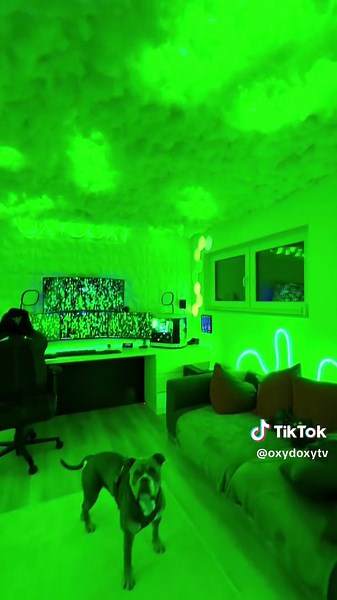 Green setup ✅💚 #gamingroom #gamingsetup #setup #gaming | Gaming Setup