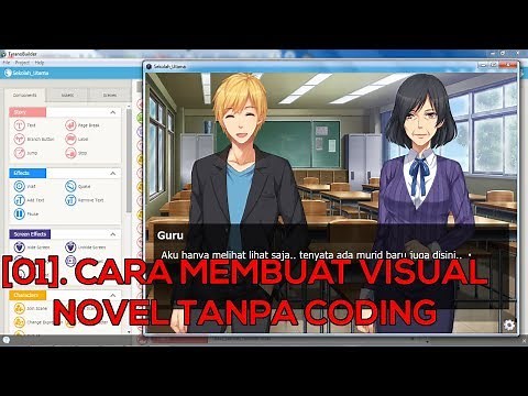 Tutorial membuat visual novel (Tyranobuilder) Part 1