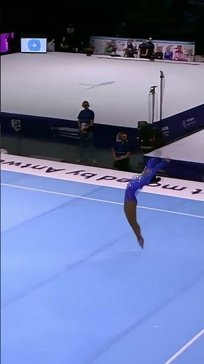 Simone Biles floor routine 2023 Gymnastics World Championship all around finals #shorts 2
