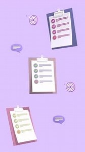 Animated Daily Routines Checklist In Vertical Video, Priority Checklist.