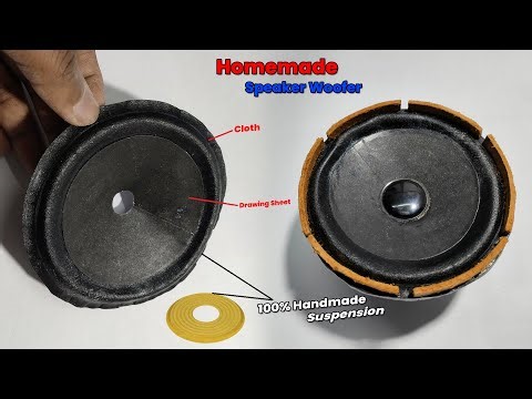 How To Make Speaker Using PVC Pipe | Making Speaker Spider Suspension | Homemade Speaker