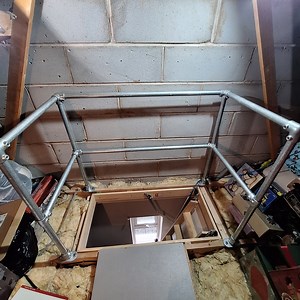 Loft Hatch Handrail to Aid Safe Access to Loft Space - Adjustable to Different Sizes of Hatch - Etsy UK