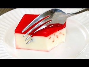 Soft Milk Pudding Recipe | How to make Layered Milk Pudding