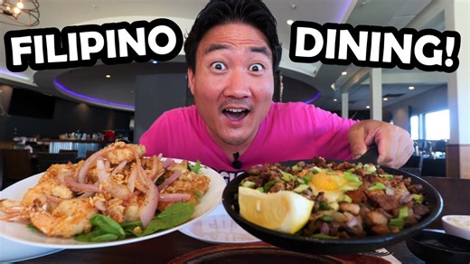 Eating at the highest rated Filipino restaurant in San Diego!