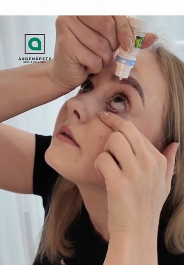Augentropfen richtig anwenden – Schritt für Schritt