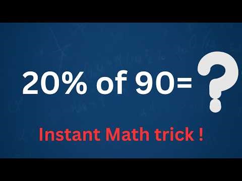 20% of 90 (Twenty percent of 90)