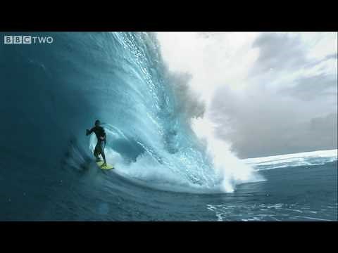 HD: Super Slo-mo Surfer! - South Pacific - BBC