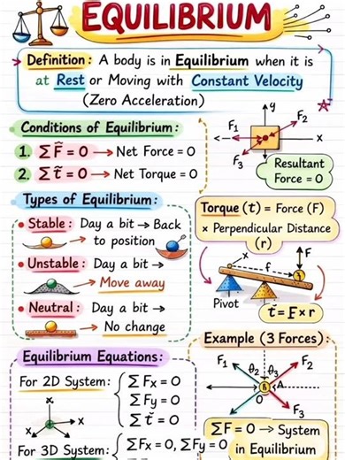 Equilibrium Complete Notes 🔥 | Class 11 Chemistry JEE/NEET 2026 | Chemical + Ionic Equilibrium
