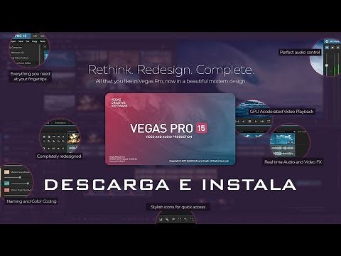 Sony Vegas Pro 15 - Descargar e Instalar - Full 64 Bits - Español - 1 Link Mega