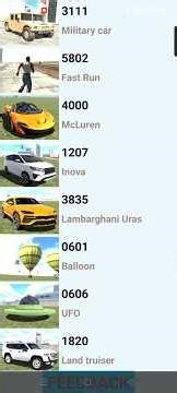 Cheat Code of all vehicles in Indian Bike Driving 3D #indianbikesdriving3d #viral