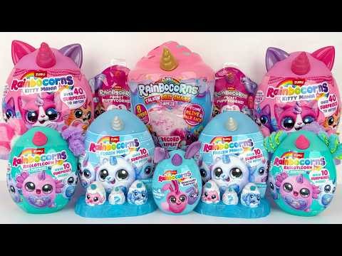 ASMR 35+Minutes OVER ✨140 SURPRISES 🤩 Rainbocorns Kitty Mania, Jelly Shake Surprise Eggs Opening ❤️🐣