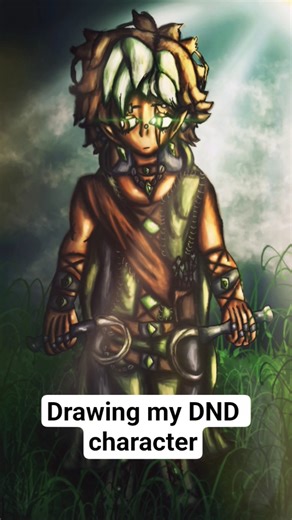 Drawing my DND character !! #dnd #originalcharacter #drawing #speedpaint