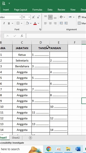 1.2M views · 10K reactions | Cara Membuat Kolom Tanda Tangan Zig Zag...