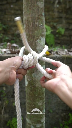 This Slip Knot Tightens Itself – Never Comes Loose! #knot #kembaraalas