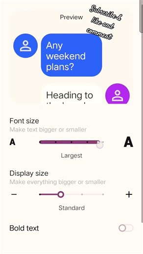 you can change your font size to be smaller and large// vivo t3 lite
